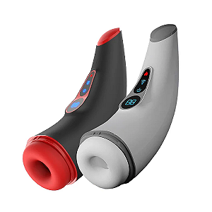 Masturbador Pulsador com Aquecimento e Som Realista