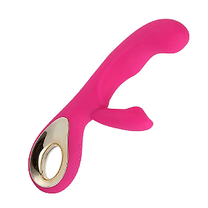 Vibrador com Estimulador de Clitóris e Alça