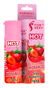 GEL COMEST. HOT MORANGO 15ML - FORSEXY