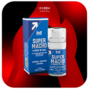 Super Macho O Poder do Azul Gel Potencializador Masculino 17 ml Intt
