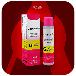 Nabucetim Gel Beijável Morango 18ml Linha Farmacinha do Riso Secret Love