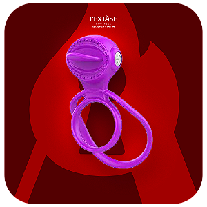 Anel Peniano Vibe Ring Vibration Simulador de Oral Rosa