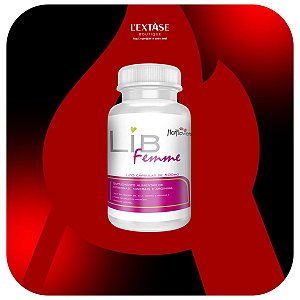 Lib Femme Suplemento Alimentar de Vitaminas com 120 Cápsulas Hot Flowers