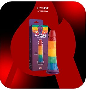Pride Viva a Diversidade! Prótese Realísta com Ventosa 20cm