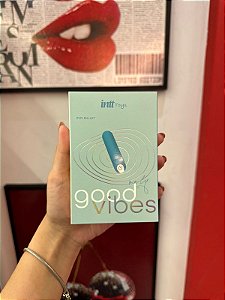 GOOD VIBES MINI BULLET COM VIBRADOR AZUL TIFFANY