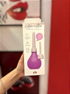 Ducha Íntima Unissex Hot 2 canulas Cor preto - Adão e Eva