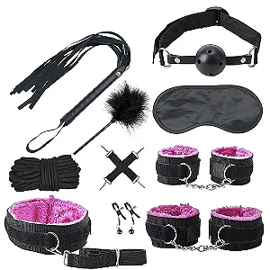 Kit Sado Black Wolf Vermelho