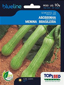 Semente Abobrinha Menina Brasileira 10g - Topseed