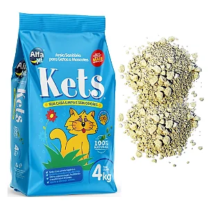 Areia Sanitaria Kets Azul 4kg