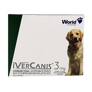 Ivercanis 3 Mg Com 4 Comprimido
