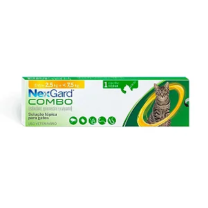 Nexgard Combo Gatos 2,5 A 7,5kg