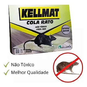 Cola Rato Kellmat Raticida (ratoeira Adesiva)