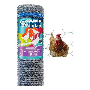 Tela Galinheiro 1,8 Mt X 50 Mt Rl (fio 23) Morlan