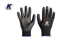 Luva Pu Multitato 09-g Preta -  Kalipso
