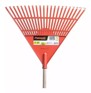 Vassoura Grama Pvc 22d (laranja) - Famastil