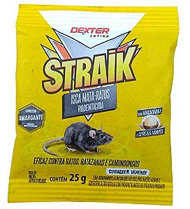 Raticida Straik 25g (cereais)