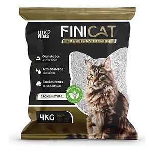 Areia Granulado Premium Finicat 4kg