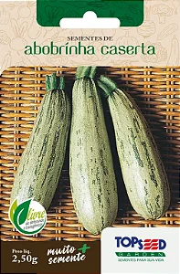 Sementes Abobrinha Caserta (2,5g) - Topssed