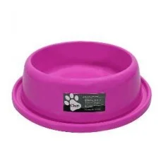 Comedouro Plast Antiformiga 1l N3 Rosa Club Pet