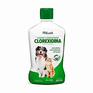 Shampoo e Condicionado Clorexidina 500ml Kelldrin
