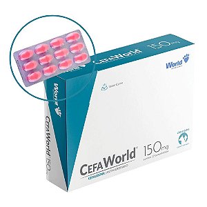 Cefaworld 150mg Com12 Comprimido - Cefalexina