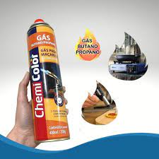 Gas Refil Para Macarico 400ml Chemicolor