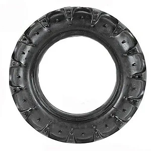 Brinquedo Borracha Pneu Preto Medio