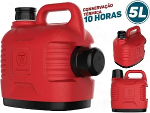 Garrafa Termica 5l Vermelha- Termolar