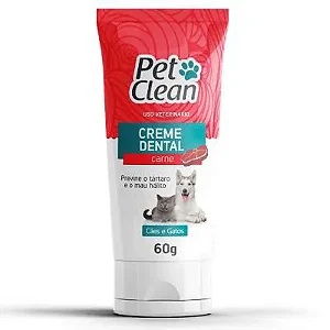 Creme Dental Carne Pet Clean 60g