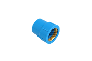 Luva Lr Azul C/ Bucha Latao 25x3/4