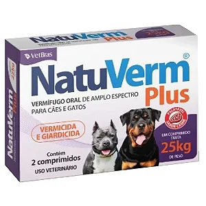 Natu Verm Plus 1.650mg (cx 2 Comprimio)