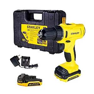 Parafusadeira E Furadeira C/2 Bat. 12v Litio+maleta Stanley