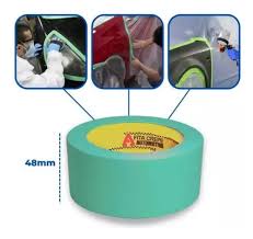 Fita Crepe 48mmx50mt Verde Automotiva Adere