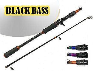 Vara P/ Carretilha Black Bass 2 Partes 1,65m 4-8kgs  Xingu