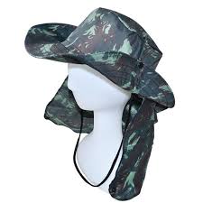 Chapeu Australiano Com Protecao Camuflado Summer