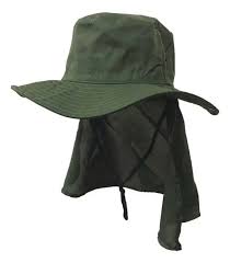 Chapeu Australiano Com Protecao Verde Summer