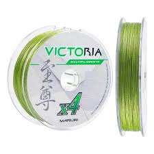 Linha Pesca Multifilamento 4x Victoria Verde 0,34mm 100mt Maruri