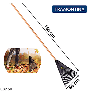Vassoura Grama Pvc 26d (preta) - Tramontina
