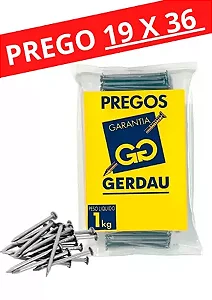 Prego Gerdau 19 X 36 1 Kg