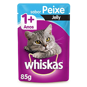 WHISKAS SACHE AD PEIXE JELLY 85G