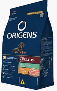 RACAO ORIGENS AD MINI E PEQ FRANGO/CER 10,1KG