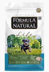 RACAO FORMULA NATURAL LIFE FILHOTE PORT MED/GR 15KG