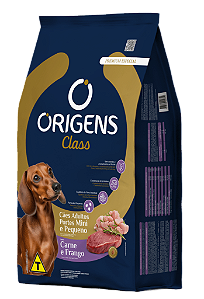 RACAO ORIGENS CLASS AD MIN/P CARNE/FRANGO 3KG