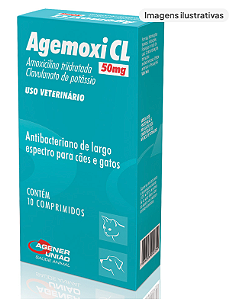 AGEMOXI CL 50MG (com 10 comprimido) AMOXICILINA
