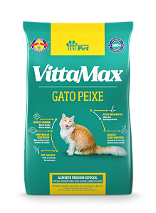 RACAO VITTAMAX GATO PEIXE 3 KG