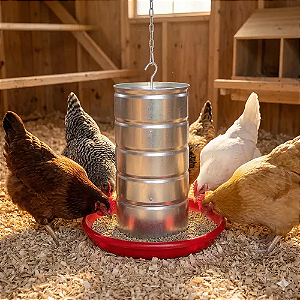 COMEDOURO FRANGO TUBULAR 3 KG