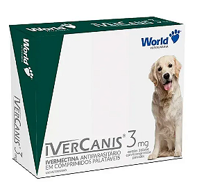 IVERCANIS 3mg COM 4 COMPRIMIDO (Ivermectina)