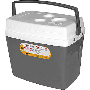 CAIXA TERMICA 26L CINZA (CXT0126) BOTAFOGO