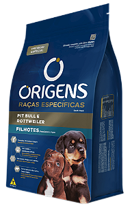 RACAO ORIGENS FILHOTE PIT BULL/ROTTW 15KG