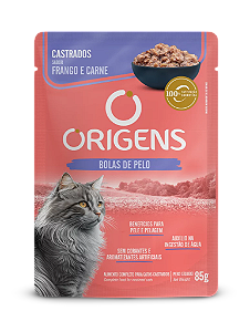 SACHE ORIGENS GATO CASTRADO FRAN/CAR 85G